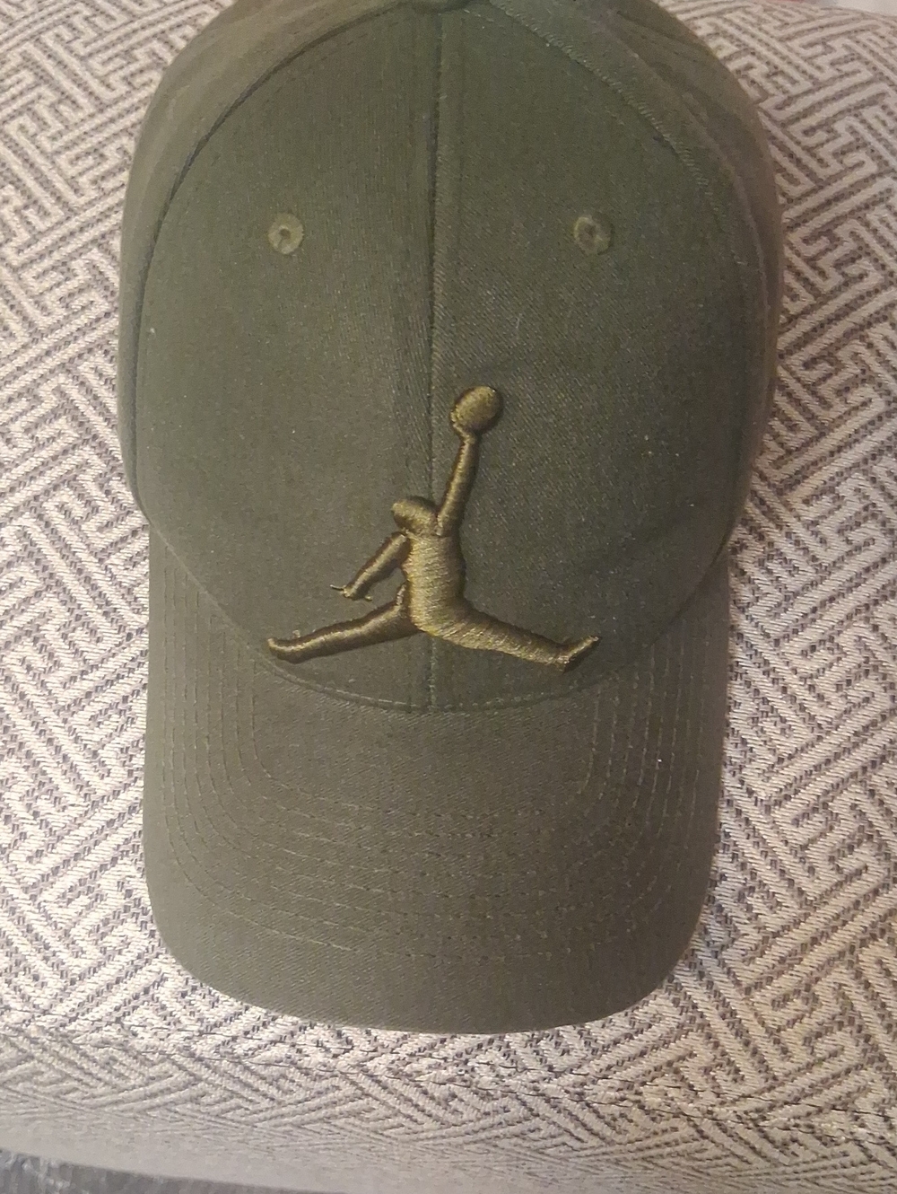59 fifty Olive Green Embroidered Jordan Cap